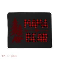 Funny  Buffalo Plaid Mama Bear Gift Mousepad thumb 0