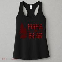 Funny  Buffalo Plaid Mama Bear Gift Women's Tank Top thumb 3