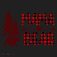 Funny  Buffalo Plaid Mama Bear Gift Hat thumb 2