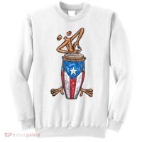 Funny Boricua Puerto Rican Coqui Taino Flag Sweatshirt thumb 0