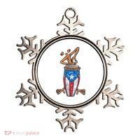 Funny Boricua Puerto Rican Coqui Taino Flag Ornament thumb 0