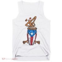 Funny Boricua Puerto Rican Coqui Taino Flag Tank Top thumb 0