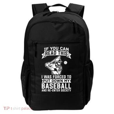 Funny Baseball Player Funny Gift Baseballer Meaningful Gift Backpack