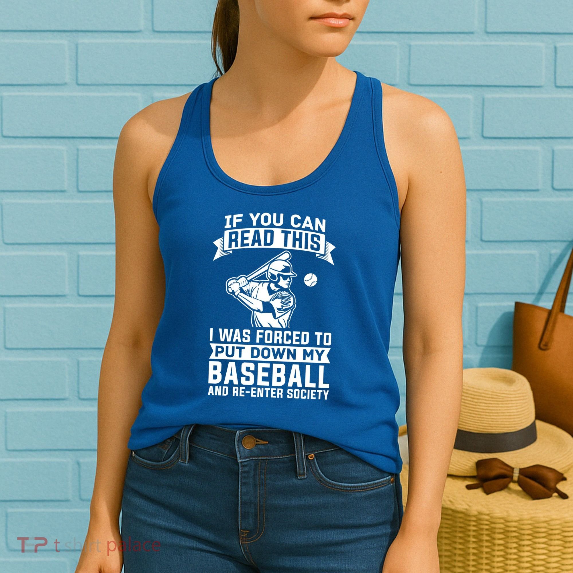 Funny Baseball Player Funny Gift Baseballer Meaningful Gift Women's Tank Top