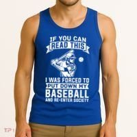 Funny Baseball Player Funny Gift Baseballer Meaningful Gift Tank Top thumb 3