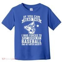Funny Baseball Player Funny Gift Baseballer Meaningful Gift Toddler T-Shirt thumb 0