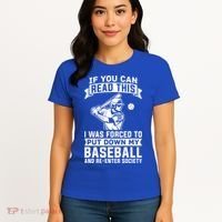 Funny Baseball Player Funny Gift Baseballer Meaningful Gift Women's T-Shirt thumb 4