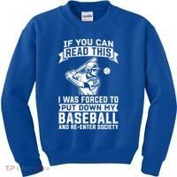 Funny Baseball Player Funny Gift Baseballer Meaningful Gift Kids Sweatshirt thumb 0