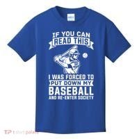Funny Baseball Player Funny Gift Baseballer Meaningful Gift Kids T-Shirt thumb 0
