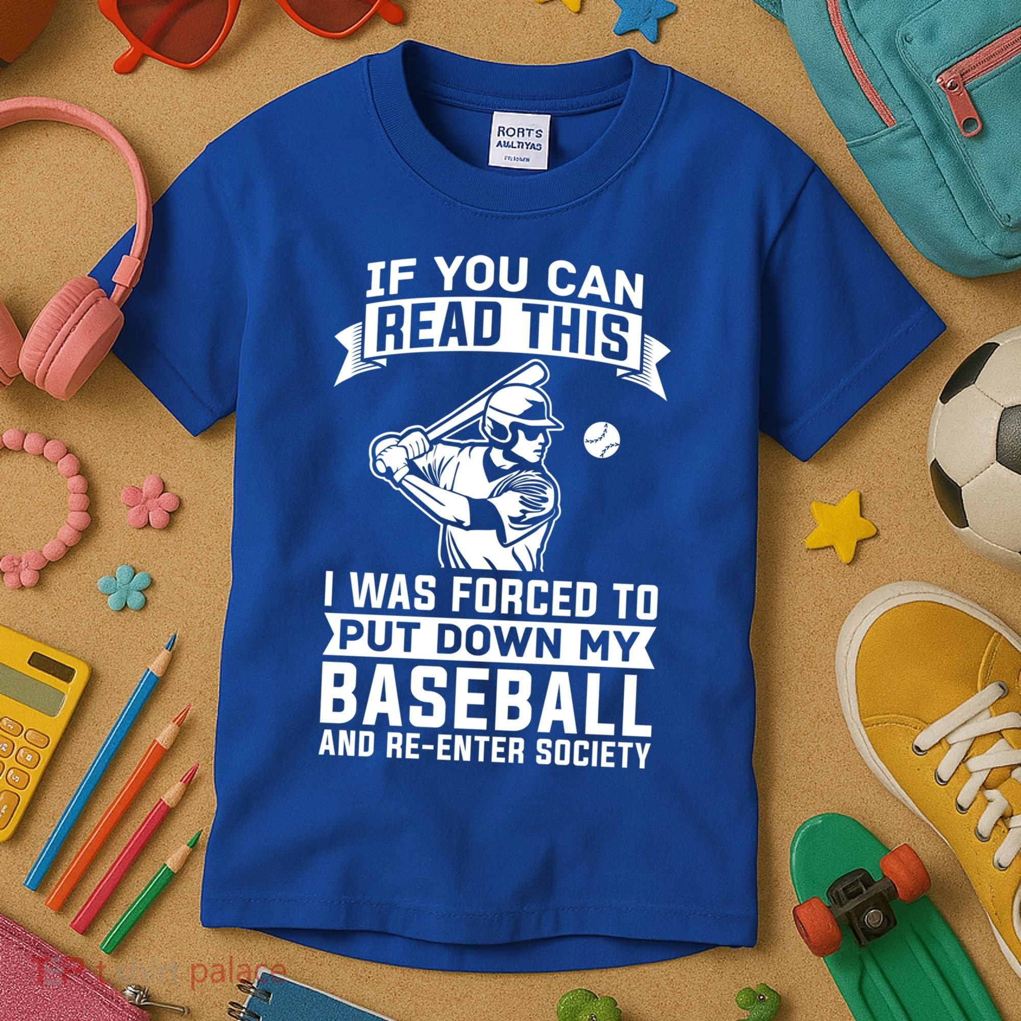 Funny Baseball Player Funny Gift Baseballer Meaningful Gift Kids T-Shirt