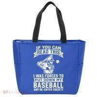 Funny Baseball Player Funny Gift Baseballer Meaningful Gift Tote Bag thumb 0