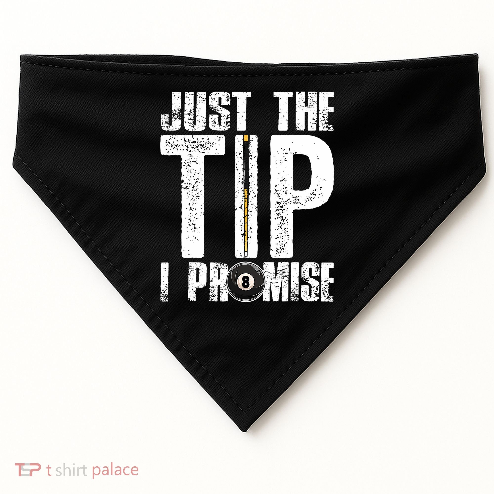 Funny Billiards Pool Cue Billiard Players Gift USA-Made Doggie Bandana