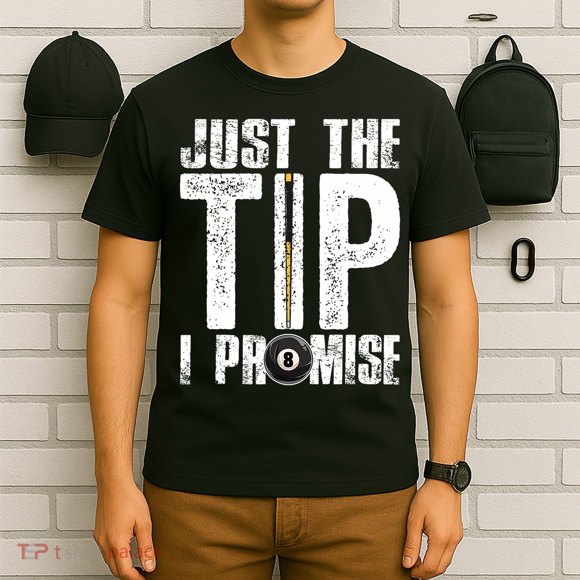 Funny Billiards Pool Cue Billiard Players Gift T-Shirt