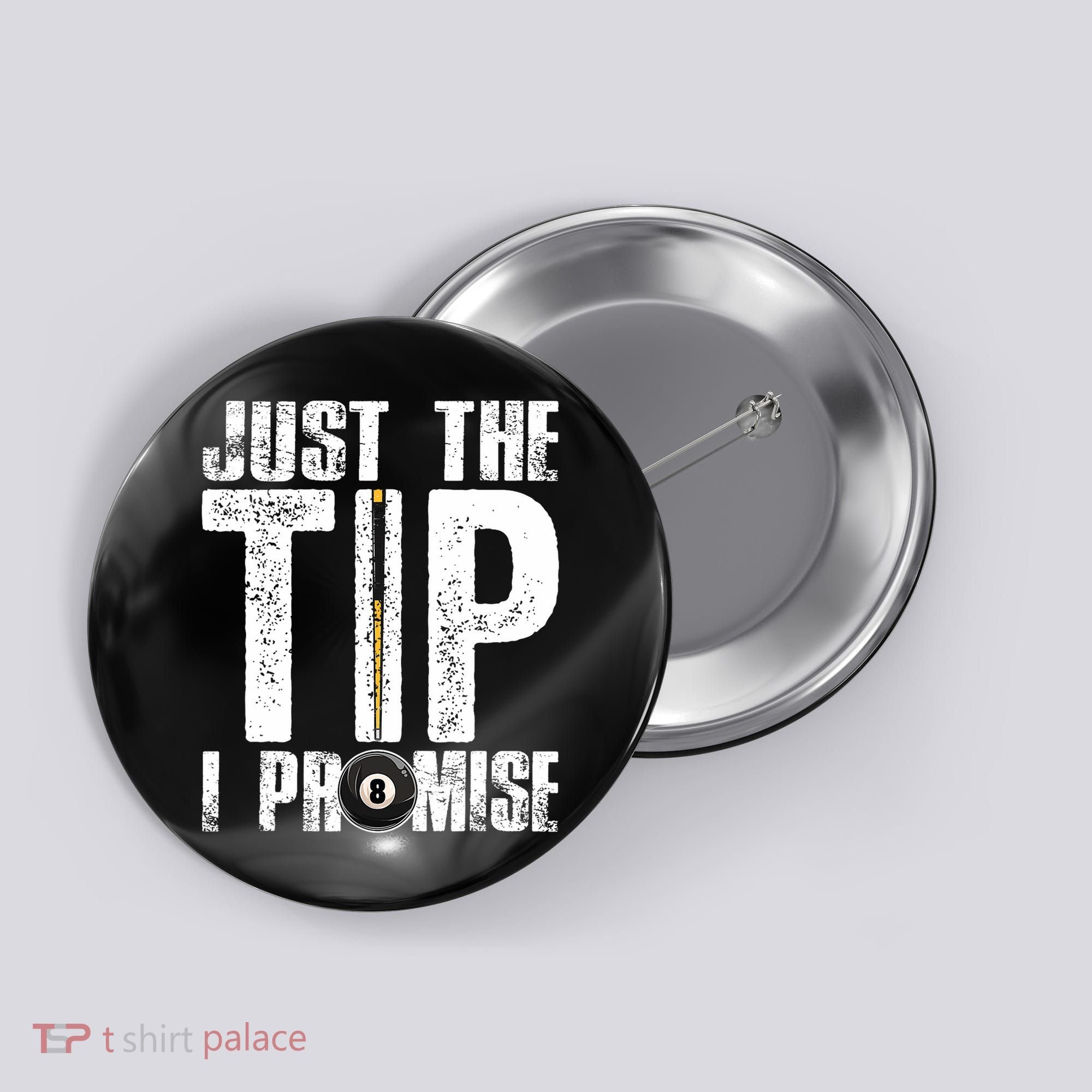 Funny Billiards Pool Cue Billiard Players Gift Button