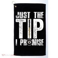 Funny Billiards Pool Cue Billiard Players Gift Golf Towel thumb 0