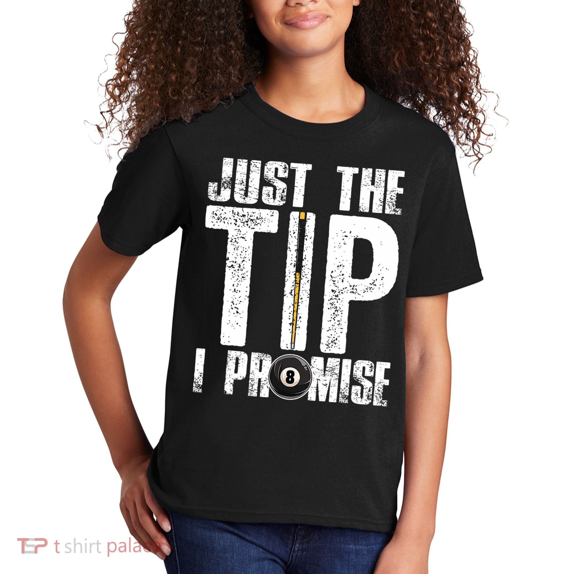 Funny Billiards Pool Cue Billiard Players Gift Kids T-Shirt