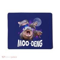 Famous Baby Pygmy Hippo Moo Deng Funny For Animal Lover Mousepad thumb 0