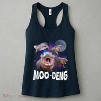 Famous Baby Pygmy Hippo Moo Deng Funny For Animal Lover Women's Tank Top thumb 3