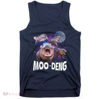 Famous Baby Pygmy Hippo Moo Deng Funny For Animal Lover Tank Top thumb 0