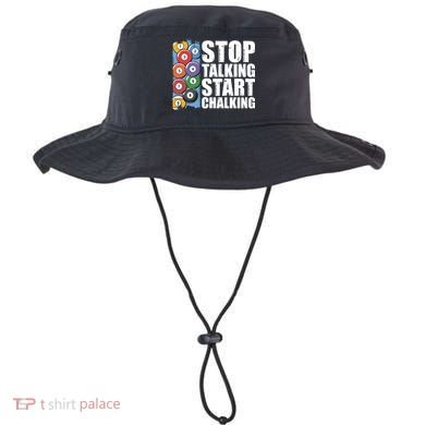 Funny Billiard Pool Cue Player Gift Stop Talking Start Chalking Cool Gift Bucket Hat