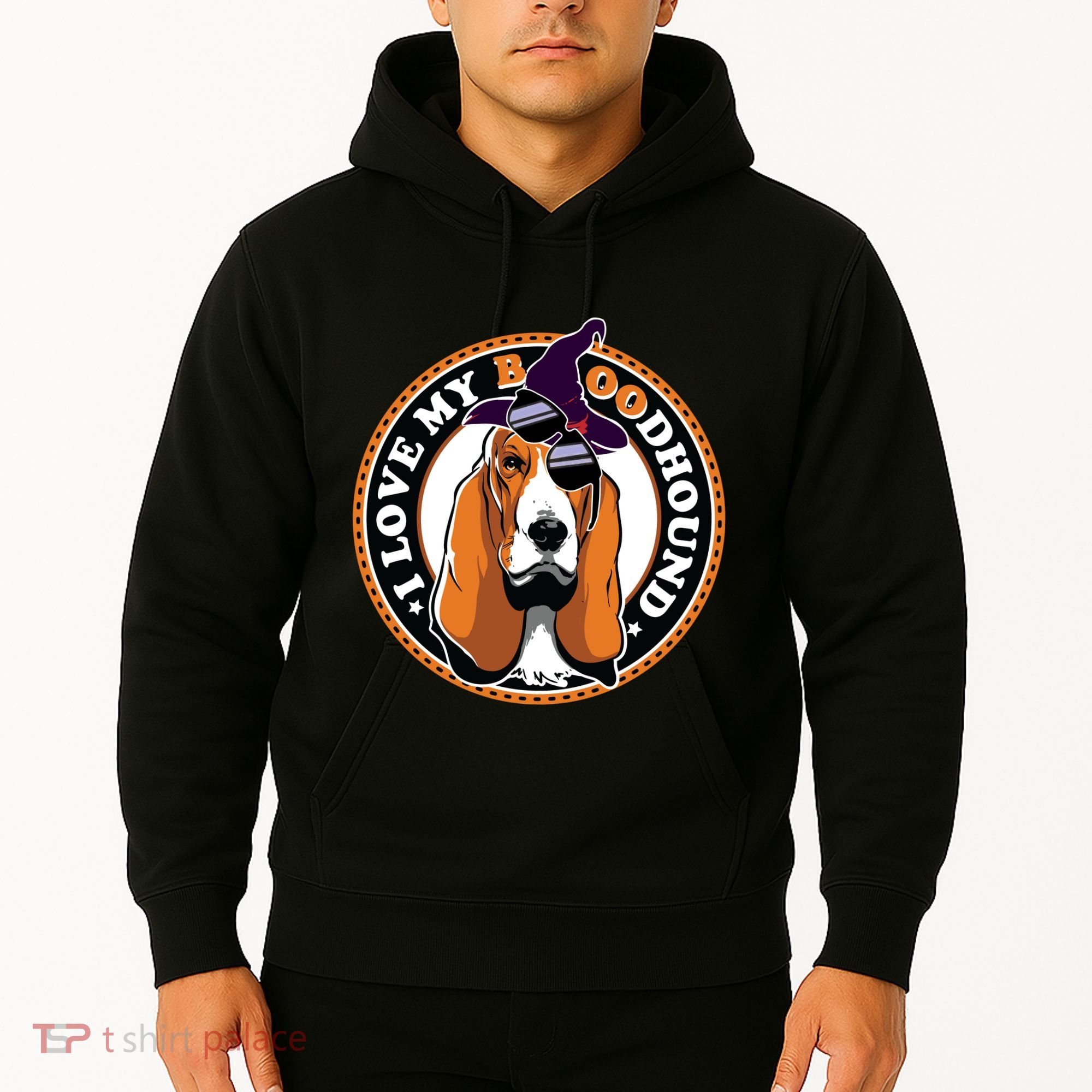 Funny Boo Puns Bloodhound Dog Lover Hoodie