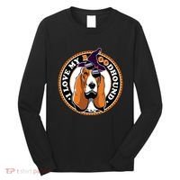Funny Boo Puns Bloodhound Dog Lover Long Sleeve Shirt thumb 0