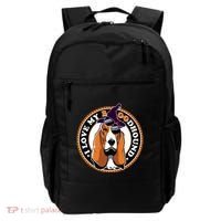 Funny Boo Puns Bloodhound Dog Lover Backpack thumb 0