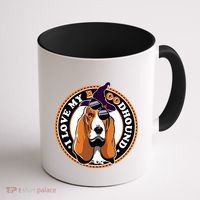 Funny Boo Puns Bloodhound Dog Lover Coffee Mug thumb 1