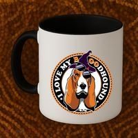 Funny Boo Puns Bloodhound Dog Lover Coffee Mug thumb 2