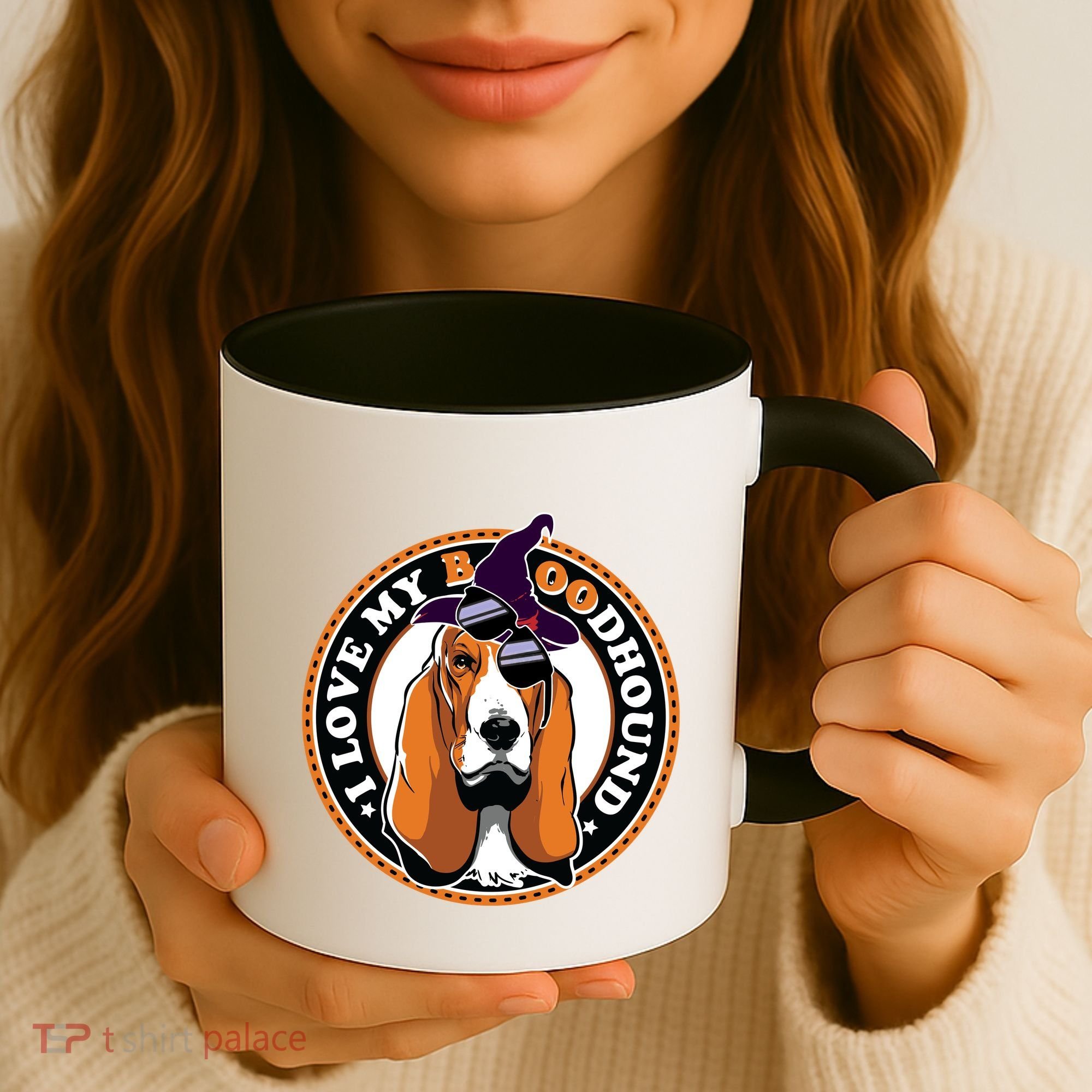 Funny Boo Puns Bloodhound Dog Lover Coffee Mug