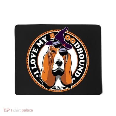 Funny Boo Puns Bloodhound Dog Lover Mousepad