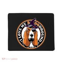 Funny Boo Puns Bloodhound Dog Lover Mousepad thumb 0