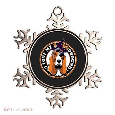 Funny Boo Puns Bloodhound Dog Lover Ornament