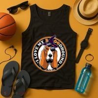 Funny Boo Puns Bloodhound Dog Lover Tank Top thumb 4