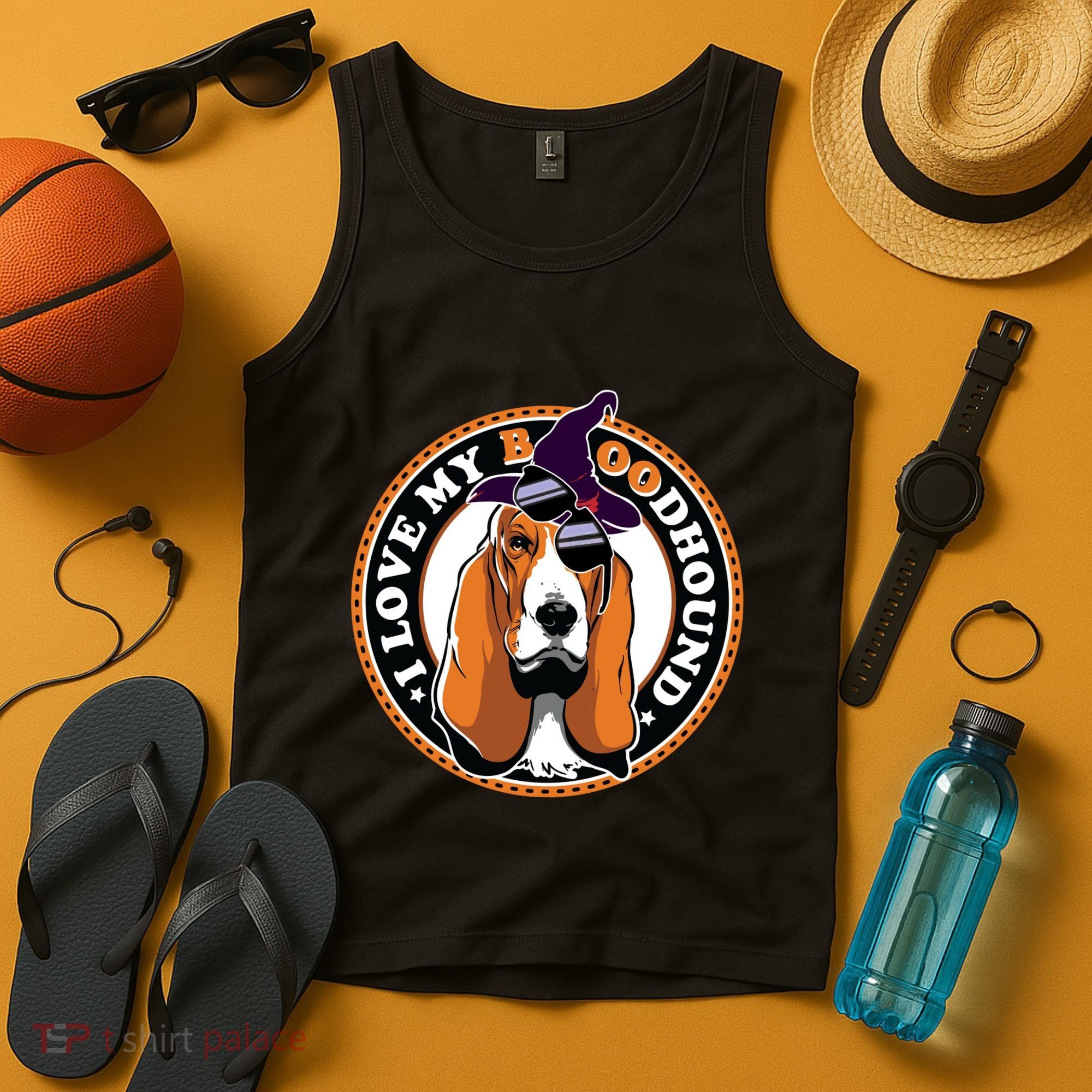 Funny Boo Puns Bloodhound Dog Lover Tank Top