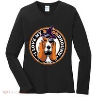 Funny Boo Puns Bloodhound Dog Lover Women's Long Sleeve Shirt thumb 0