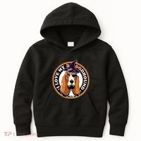 Funny Boo Puns Bloodhound Dog Lover Kids Hoodie thumb 0