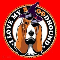 Funny Boo Puns Bloodhound Dog Lover Santa Hat thumb 1