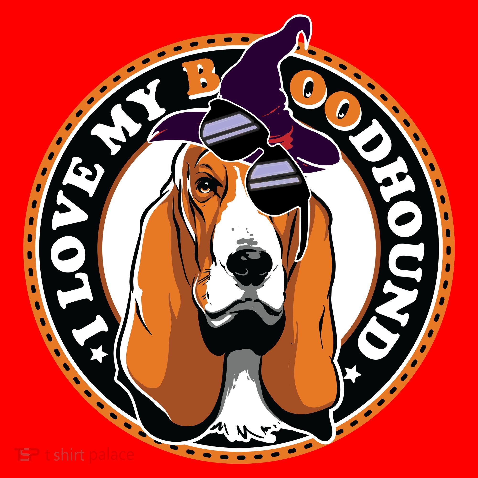 Funny Boo Puns Bloodhound Dog Lover Santa Hat