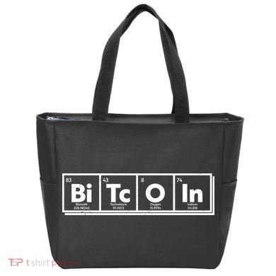Funny Bitcoin Periodic Table Of Elements Tote Bag