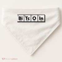 Funny Bitcoin Periodic Table Of Elements USA-Made Doggie Bandana thumb 0