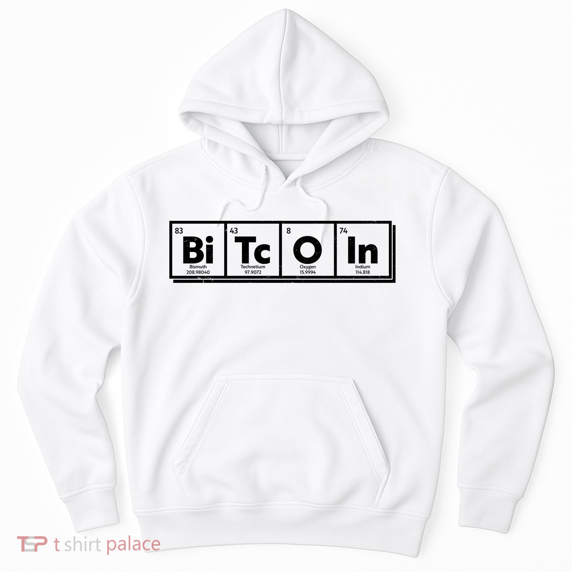 Funny Bitcoin Periodic Table Of Elements Hoodie