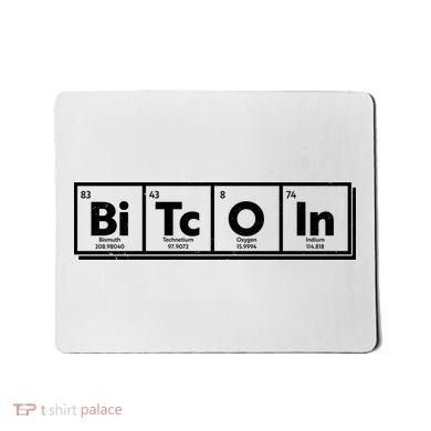 Funny Bitcoin Periodic Table Of Elements Mousepad