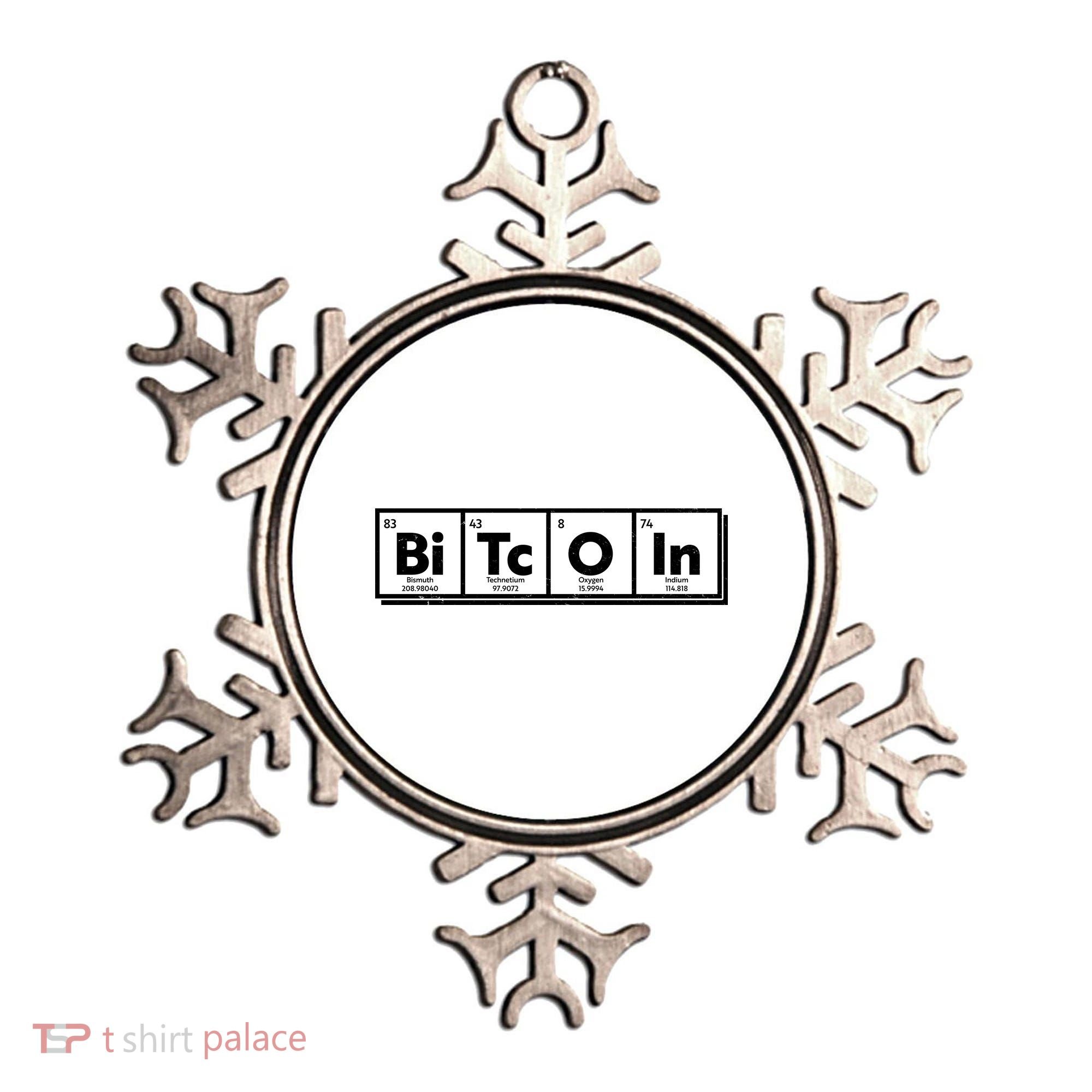 Funny Bitcoin Periodic Table Of Elements Ornament