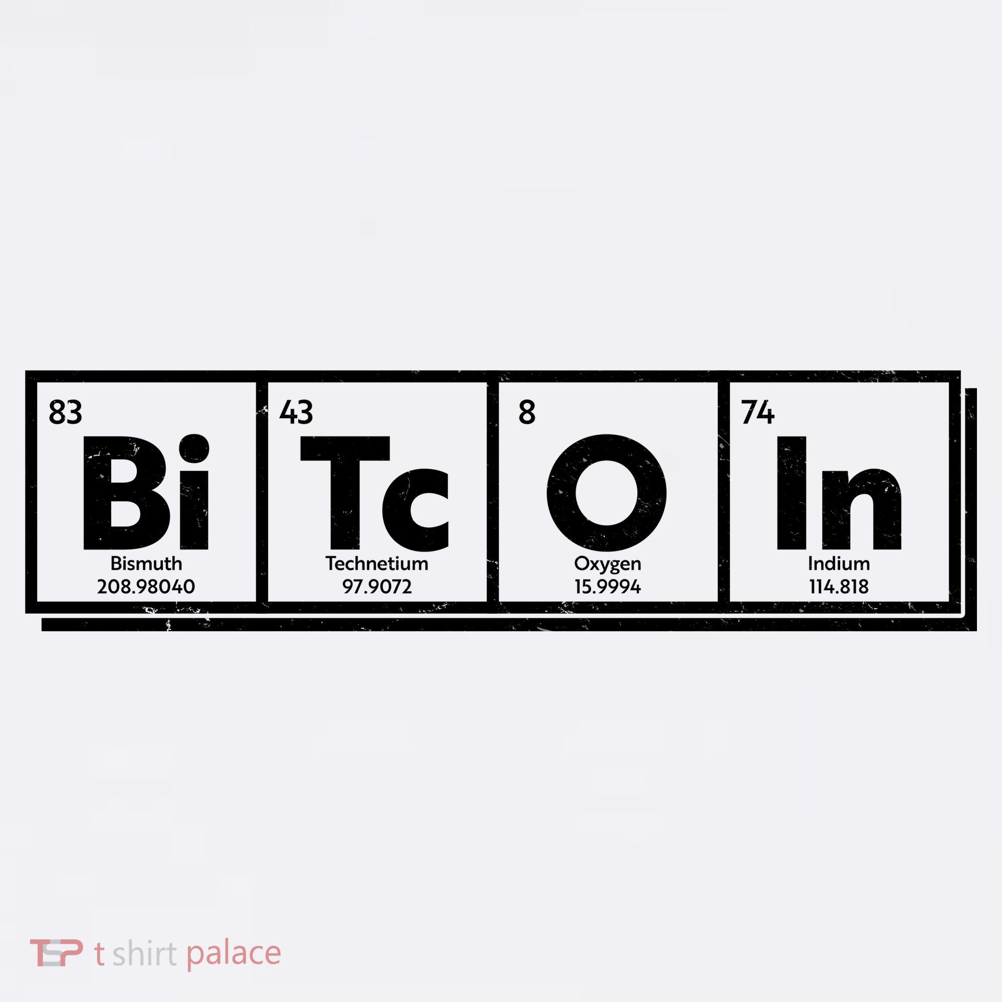 Funny Bitcoin Periodic Table Of Elements Tank Top