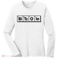 Funny Bitcoin Periodic Table Of Elements Women's Long Sleeve Shirt thumb 0