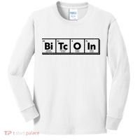 Funny Bitcoin Periodic Table Of Elements Kids Long Sleeve Shirt thumb 0