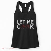 Funny Basketball Player Let Me Cook Basketball Women's Tank Top thumb 0
