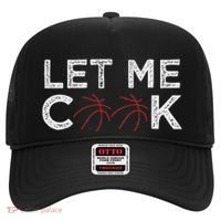Funny Basketball Player Let Me Cook Basketball Hat thumb 0