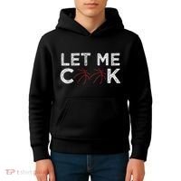 Funny Basketball Player Let Me Cook Basketball Kids Hoodie thumb 4